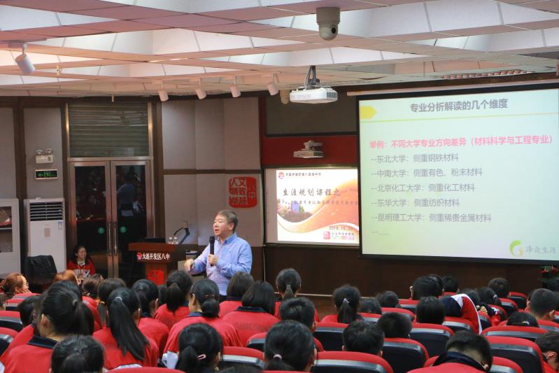 大连开发区八中学生科学选专业报告